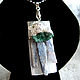 Snow Queen pendant made of selenite and kyanite. Pendants. AfricaForever. My Livemaster. Фото №5