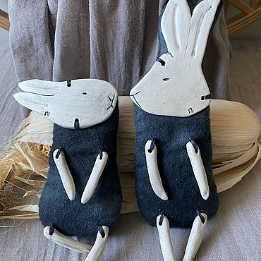 КРОЛИКИ. . Куклы и игрушки ручной работы - Ярмарка Мастеров Куклы и игрушки ручной работы. Ярмарка Мастеров - ручная работа КРОЛИКИ. Handmade.