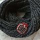 Knitted Snood Black haze. Snudy1. hatalliknit. Online shopping on My Livemaster.  Фото №2