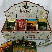 Для дома и интерьера handmade. Livemaster - original item Box for tea, tea bags. Handmade.