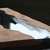 Для дома и интерьера handmade. Livemaster - original item Table cedar loft-style turquoise Katun. Handmade.