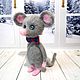 Mouse with butterfly. Stuffed Toys. JuliaCrochetToys. Online shopping on My Livemaster.  Фото №2