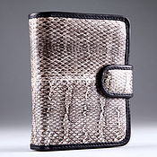 Сумки и аксессуары handmade. Livemaster - original item Snake leather women`s wallet, coin holder on a clasp IMI0007Z1. Handmade.