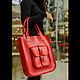 Bag leather women's scarlet. Classic Bag. migotobags. Online shopping on My Livemaster.  Фото №2