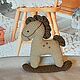  Rocking horse. Amigurumi dolls and toys. STEP_DECOR. My Livemaster. Фото №4