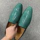 Loafers made of genuine polished sea stingray leather. Loafers. SHOES&BAGS. My Livemaster. Фото №6