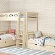 Кровать для троих детей. Мебель для детской. Bambini Letto. Эко мебель на заказ. Интернет-магазин Ярмарка Мастеров.  Фото №2