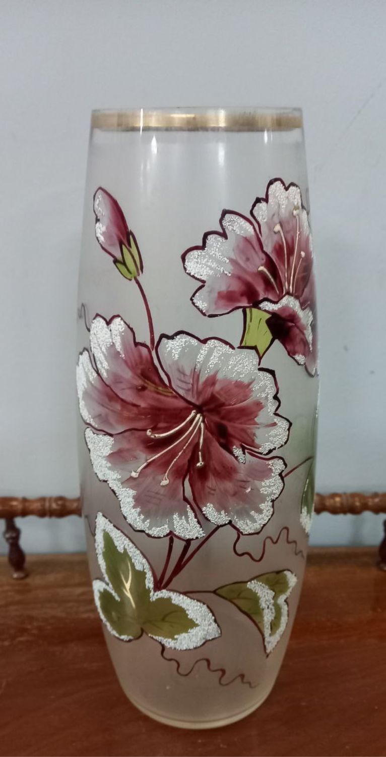 Винтаж: Антикварная ваза из опалового стекла купить в интернет-магазине ...