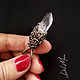 Hairpin with crystal rhinestone 'Clarity'. Hairpin. Del-moro. My Livemaster. Фото №5
