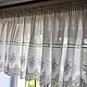 Order Linen lambrequin with cambric ' Summer openwork'. Linen fantasy. Livemaster. . Curtains Фото №3