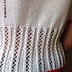 Women's blouse Mango, summer, knitting, orange, cotton. Sweater Jackets. SIBERIA COOL (knitting & painting) (Siberia-Cool). My Livemaster. Фото №6