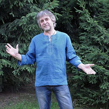 Субкультуры ручной работы. Ярмарка Мастеров - ручная работа Рубаха из льна кельтский мотив. Handmade.
