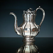 Посуда handmade. Livemaster - original item Coffee pot made of royal silver. Handmade.