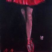 Картины и панно handmade. Livemaster - original item Oil painting Ballerina 