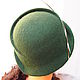 felted hat "Secrets of a fir forest...". Hats1. Teplie shtuchki(Samchuk Natalia). Online shopping on My Livemaster.  Фото №2