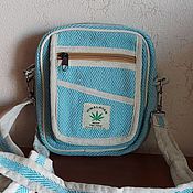 Сумки и аксессуары handmade. Livemaster - original item Lightweight cotton shoulder bag with shoulder strap. Handmade.