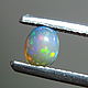 Эфиопский опал малый Pinfire - 0,7 ct ( 6,5*5,5*4 мм ), Кабошоны, Красноярск,  Фото №1