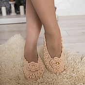 Обувь ручной работы handmade. Livemaster - original item Slippers: Diana. Handmade.