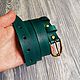 Leather belt / leather belt/ women's belt/ belt/leather belt, Straps, Naberezhnye Chelny,  Фото №1