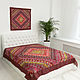 Red 220x225sm double. Blankets. Quilter Elena Mazurova. Online shopping on My Livemaster.  Фото №2