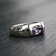 Ring silver with amethyst. Rings. smirnov-2. Online shopping on My Livemaster.  Фото №2