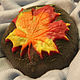 Order Soap Maple leaf souvenir interior autumn gift. Edenicsoap - soap candles sachets. Livemaster. . Soap Фото №3