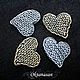 Order Brooch-pin: Knitted metal heart. Oksanasan. Livemaster. . Brooches Фото №3