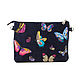 Clutch ' butterfly Embroidery'. Clutches. Pelle Volare. Online shopping on My Livemaster.  Фото №2