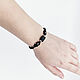 Sherl bracelet black tourmaline bracelet made of natural stone. Braided bracelet. Macrame jewelry - gnezdo_kukushki. My Livemaster. Фото №5