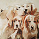 Hunting with dogs, oil painting on canvas. Pictures. myfoxyart (MyFoxyArt). My Livemaster. Фото №4