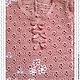 Knitted baby dress for baby girl crochet Pink openwork". . Magic lace. Online shopping on My Livemaster.  Фото №2