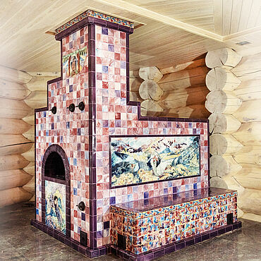 традиционная русская печь с лежанкой