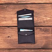 Сумки и аксессуары handmade. Livemaster - original item Mini wallet genuine leather Madrid. Handmade.