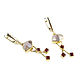 Order Garnet and quartz earrings, Long earrings natural stones. Irina Moro. Livemaster. . Earrings Фото №3
