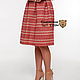 Skirt with folk ornament 'Alatyr' red. Skirts. Slavyanskie uzory. Online shopping on My Livemaster.  Фото №2