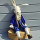 interior doll: Edward Rabbit ll. Interior doll. wool gifts. Online shopping on My Livemaster.  Фото №2