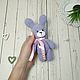 Bunny is a Knitted stuffed animal handmade Amigurumi Marshmallow. Amigurumi dolls and toys. Amigurushka. My Livemaster. Фото №6