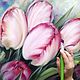 Oil painting Bright tulips, Pictures, Chekhov,  Фото №1