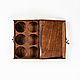 Подарочный деревянный короб для рюмок (стопок). PK48. Подарочные боксы. ART OF SIBERIA. Ярмарка Мастеров.  Фото №6