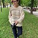 Свитер Бёлетт. Свитеры. Алла Левшина (Hippo-Hip). Ярмарка Мастеров.  Фото №6