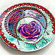 Juego de dos platos 'Granada y Lunnitsa' en la pared. Plates. Art by Tanya Shest. My Livemaster. Фото №6