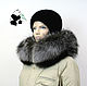 Luxury furry. The finish on the hood Fox fur, Collars, Ekaterinburg,  Фото №1