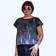  felted silk top with transparent polka dots Gradient, Blouses, Novomoskovsk,  Фото №1