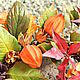 Осенний венок для декора дома с цветами ручной работы из фоамирана. Элементы интерьера. FoamDecor. Ярмарка Мастеров.  Фото №5