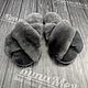 Women's Slippers made of natural fur 'Chanel'. Slippers. kupimeh. Online shopping on My Livemaster.  Фото №2