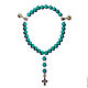 Rosary made of natural stones ' Noble turquoise'!. Rosary. Beautiful jewelry from stones (Coliete). Online shopping on My Livemaster.  Фото №2