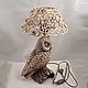 Table lamp Owl. Table lamps. Elena Zaychenko - Lenzay Ceramics. My Livemaster. Фото №6
