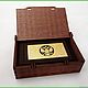 Z802 leather business card holder. Business card holders. Zlatiks2. Ярмарка Мастеров.  Фото №4