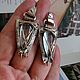 Earrings from silver 925 in the style of boho Egyptian. Earrings. jewelry With Love. My Livemaster. Фото №4
