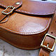 Leather bag mod.MSB1, saddle bag, messenger. Crossbody bag. Labour. Online shopping on My Livemaster.  Фото №2